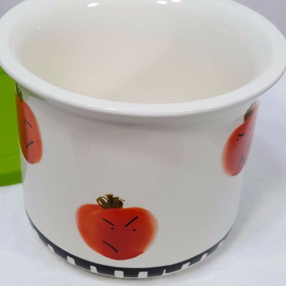 Lorrie Veasey Ceramic Container Hangry Tomato - Picture 6 of 7